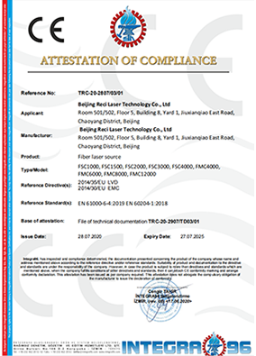Fiber Laser Source CE Certification
